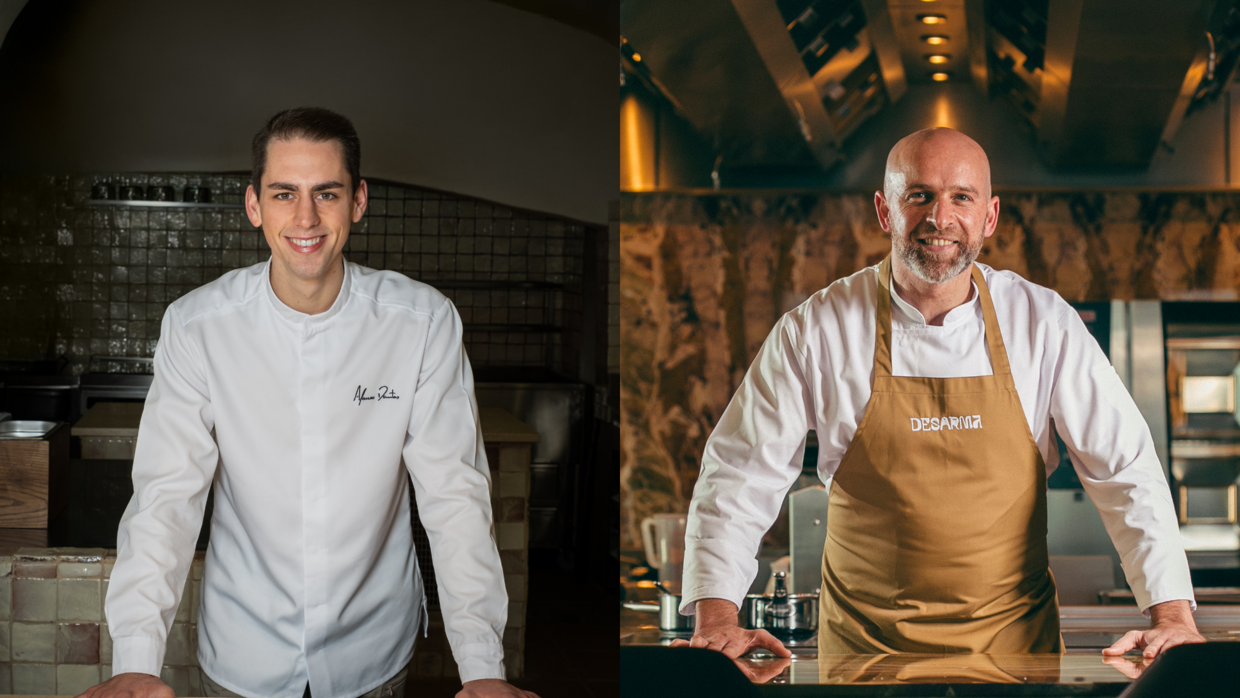 Chefs Afonso Dantas e Octávio Freitas.