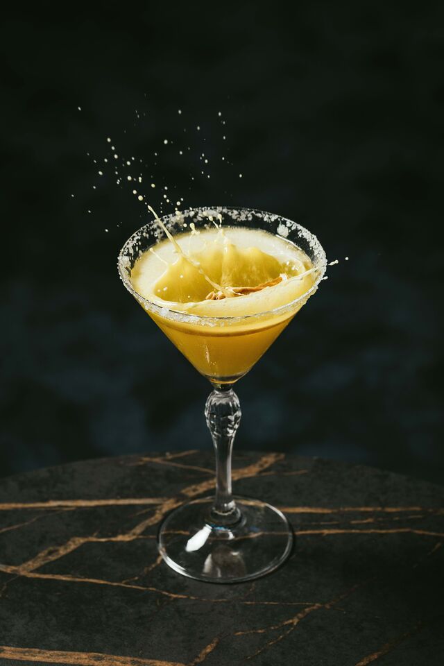 Citrus Mirage, um dos cocktails de assinatura