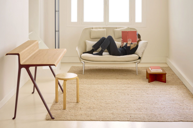 Slow Sofa em tecido Flocca na cor "beige"