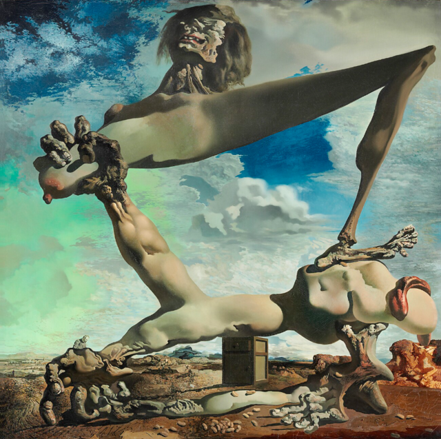 Construção mole com feijões fervidos (Premonição da Guerra Civil), de Salvador Dalí, 1936