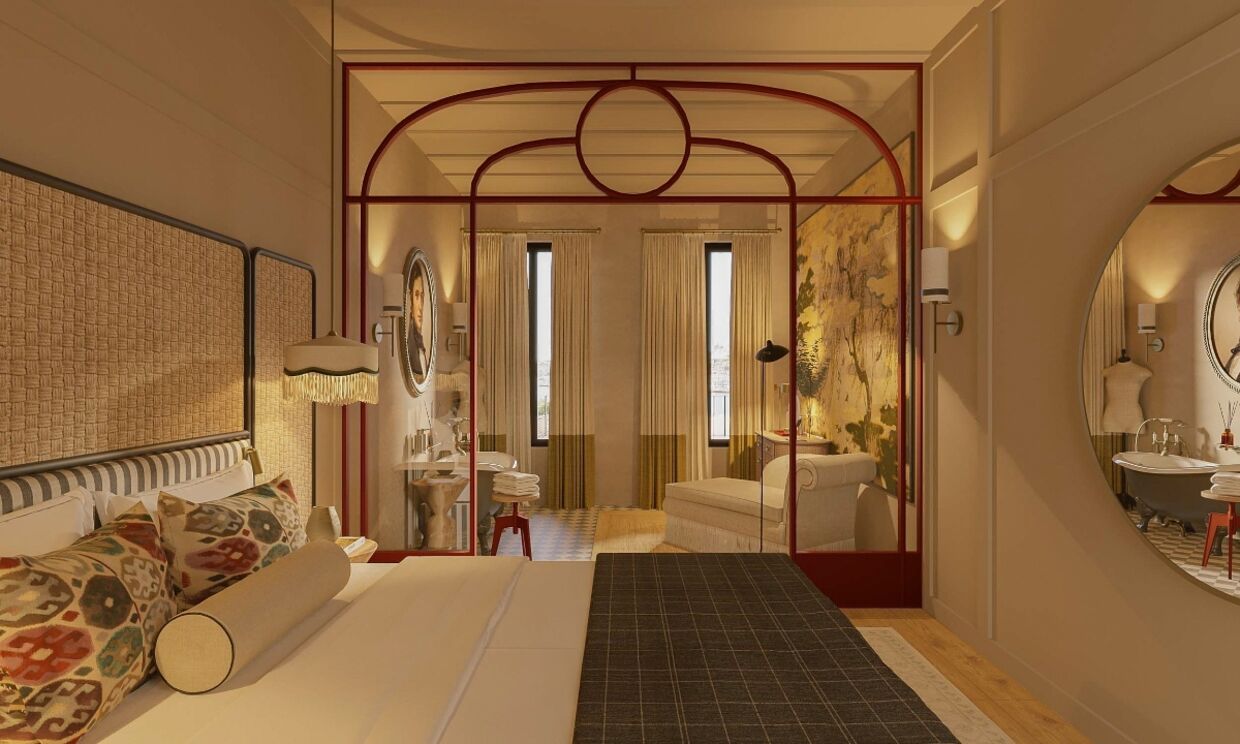Quarto de hotel em Gaia.