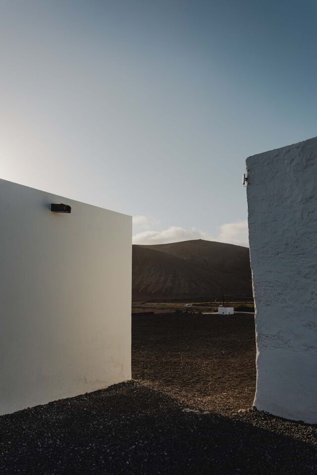 La Casita de Femés e o contraste da paisagem