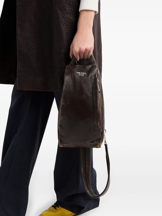 Prada, leather backpack, 3.330 euros