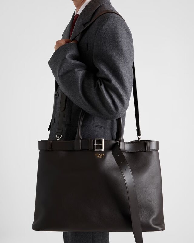 Prada, Prada Buckle leather bag with belt, 5.600 euros