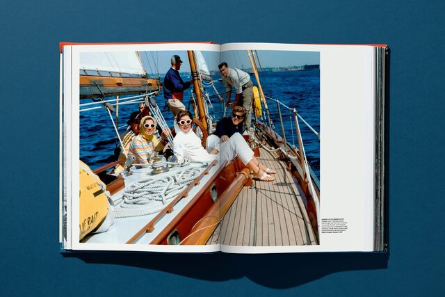 John F. Kennedy e Jacqueline Kennedy na America's Cup, em Newport, Rhode Island, 1962