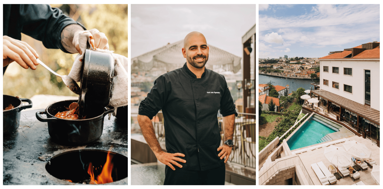 Chef João Figueirinhas celebra São Martinho no Torel Avantgarde, com cozinha de fogo, música e vista para o Douro