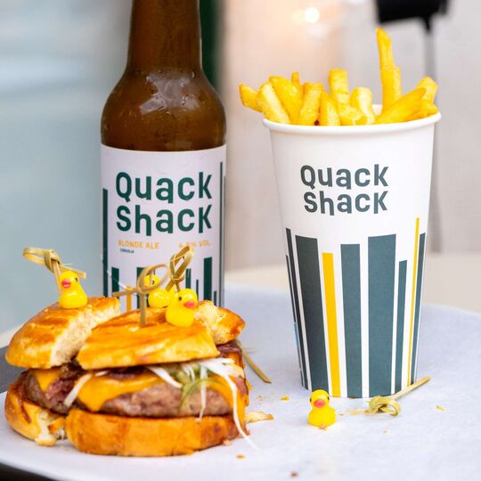 Quack Shack: hambúrguer de pato com assinatura Michelin
