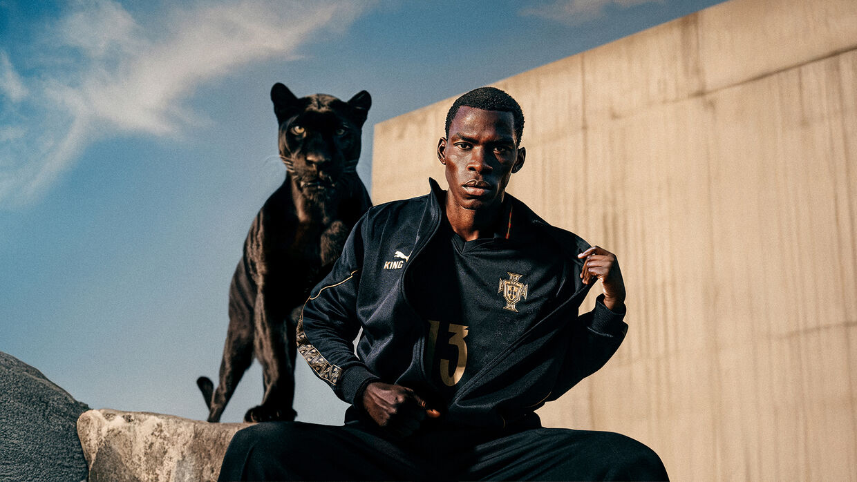 Equipamento especial da Puma e F.P.F. honra Eusébio, lenda do futebol português