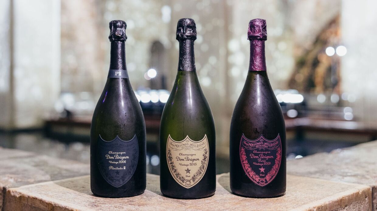 Dom Pérignon lança edições Clássico, Rosé e Plénitude 2 para celebrar os bons anos