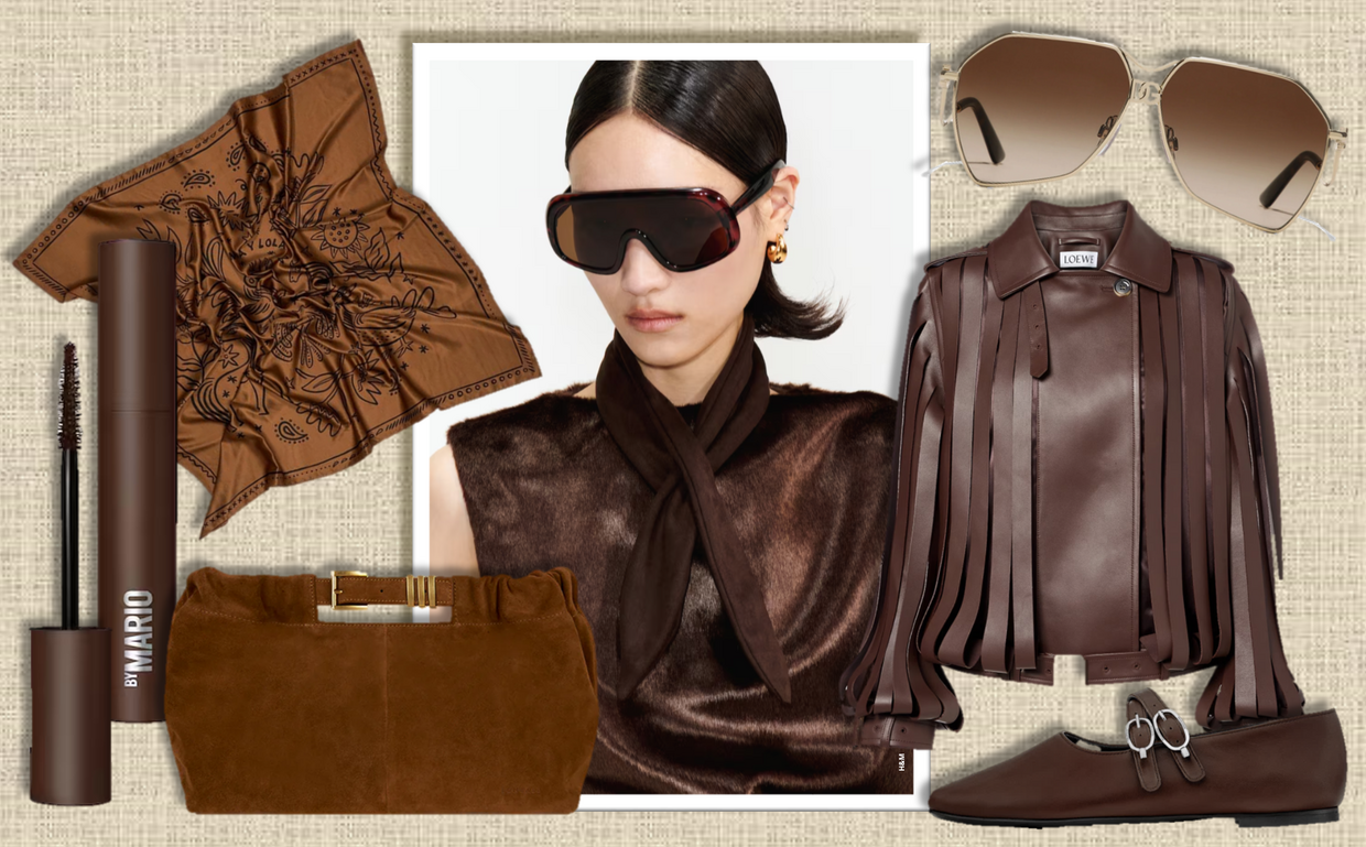 Sugestões de peças castanhas para um visual elegante e moderno