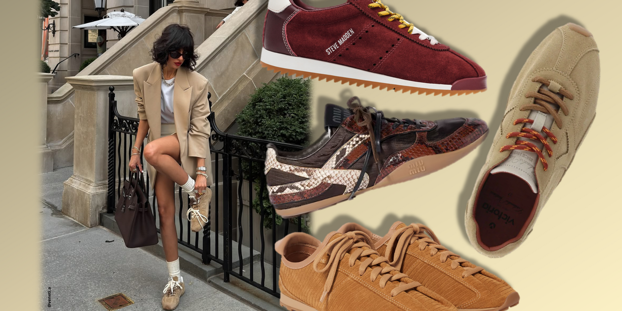 O retro está de volta! 20 ténis que as influencers adoram
