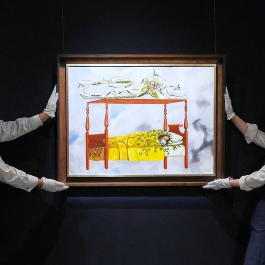 Leilão de autorretrato de Frida Kahlo em vias de bater recorde