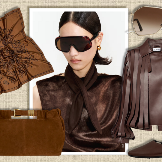 A cor do momento. Como combinar looks em castanho neste outono-inverno