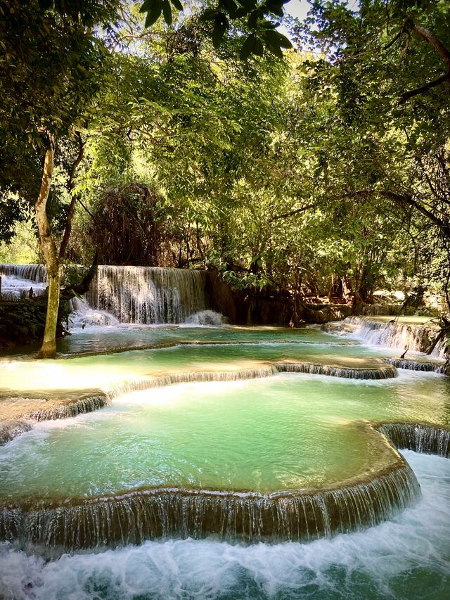 Cascatas de Kuang Si, perto de Luang Prabang, Laos