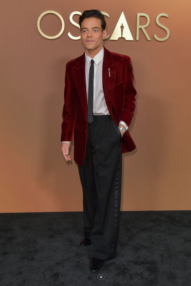Rami Malek em Saint Laurent