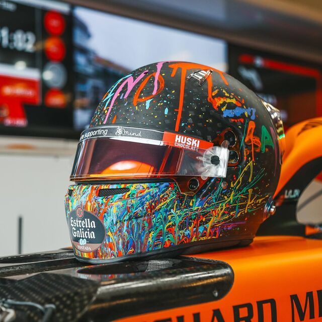 Capacete de Lando Norris