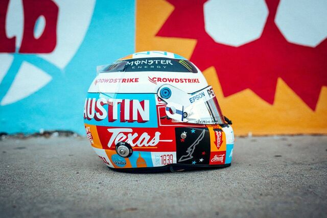 Valtteri Bottas usou capacete especial no GP de Austin 2021