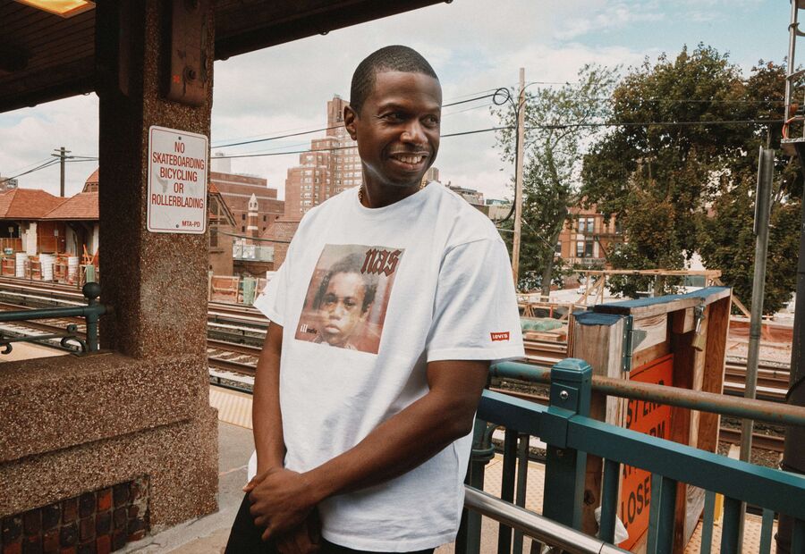 O "vibe" de Queens e do hip-hop na nova coleção Levi’s x Nas