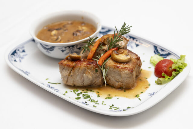 Filet mignon "aux champignons" 