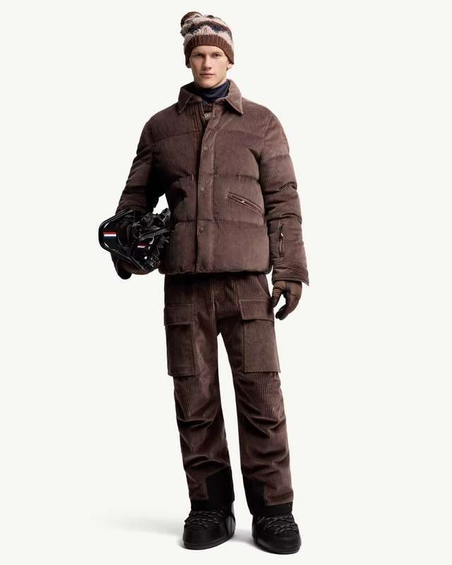 Moncler, Padded Corduroy Ski Bib, €1350.