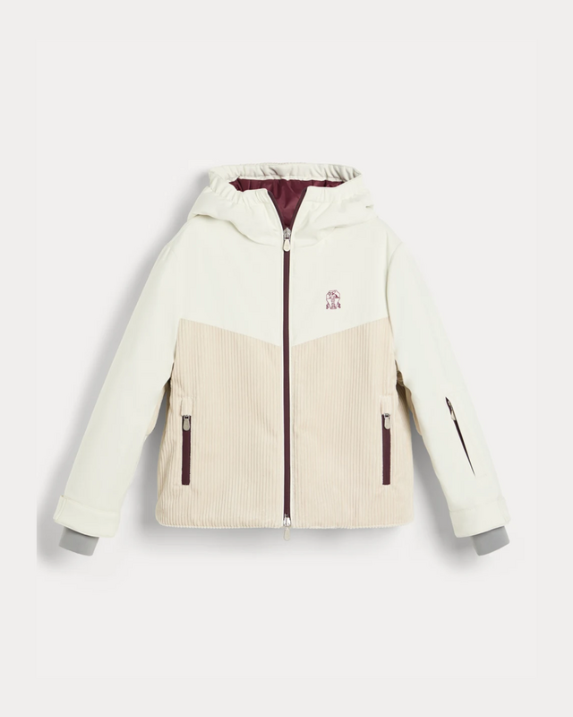 Brunello Cucinelli, Bonded nylon and corduroy Mountain parka with Thermore® padding, € 2150.