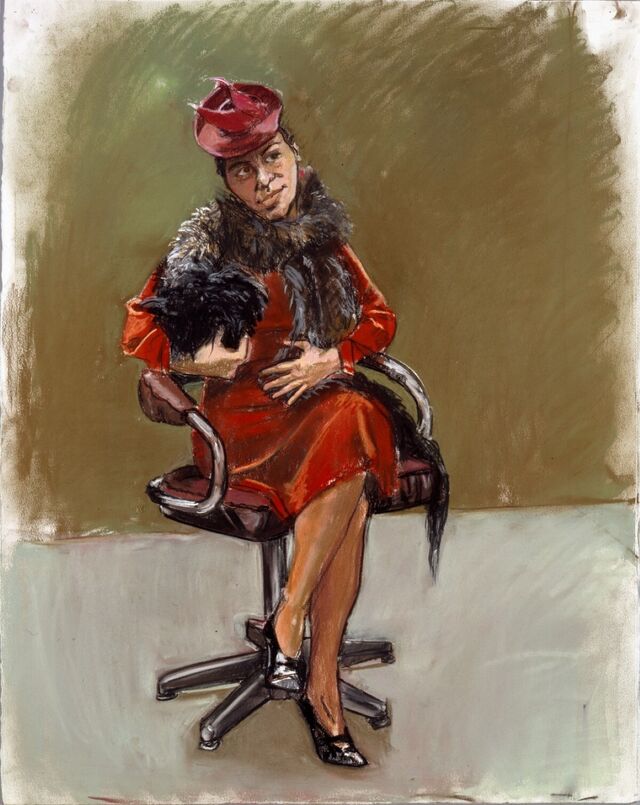 A Mãe a usar a pele do lobo, 2003. Da série “O Capuchinho Vermelho” 