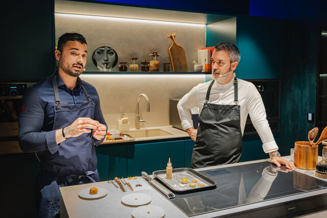 Chefs Jesús Camacho e Henrique Sá Pessoa