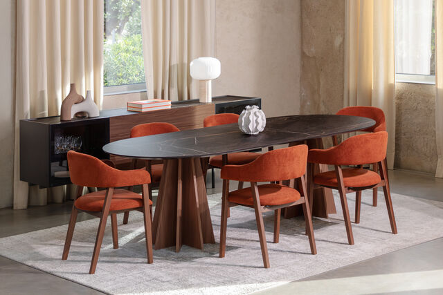 Mesa de jantar da nova coleção Lagos